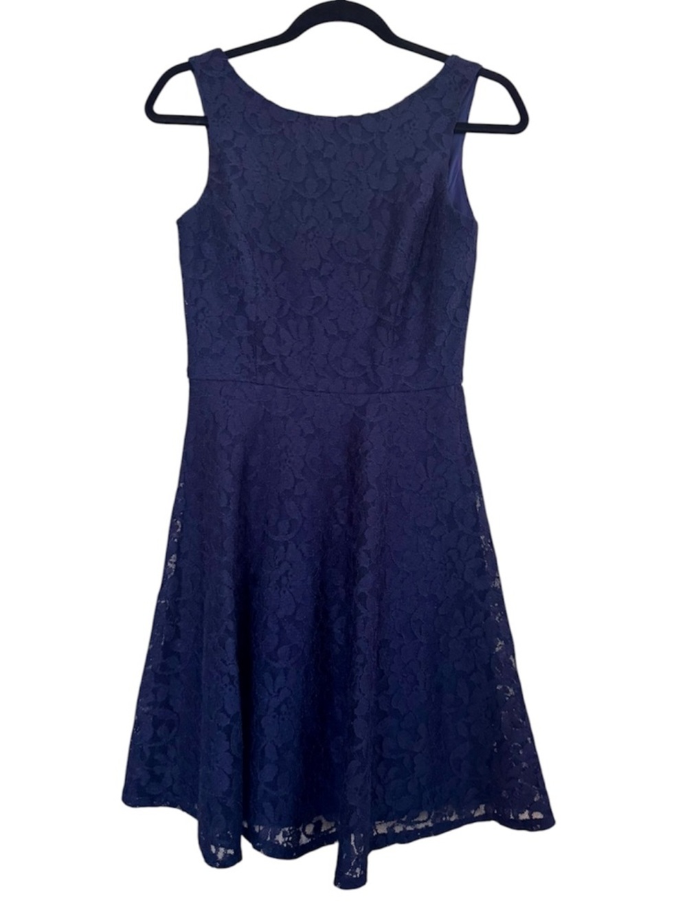 Speechless Navy Blue Sleeveless Fit and Flare Dress Size M